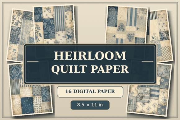 Heirloom Quilt Paper Junk Journal