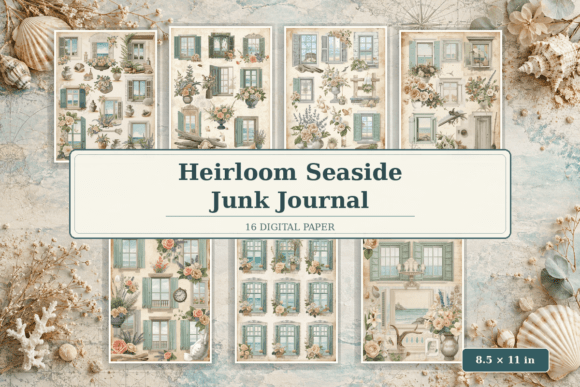 Heirloom Seaside Junk Journal