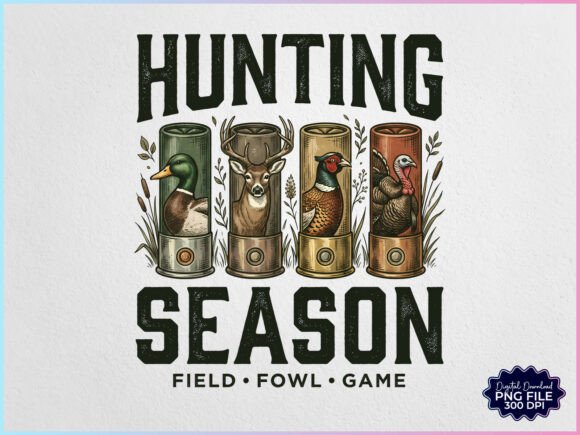 Hunting Season Duck Deer Pheasant Turkey