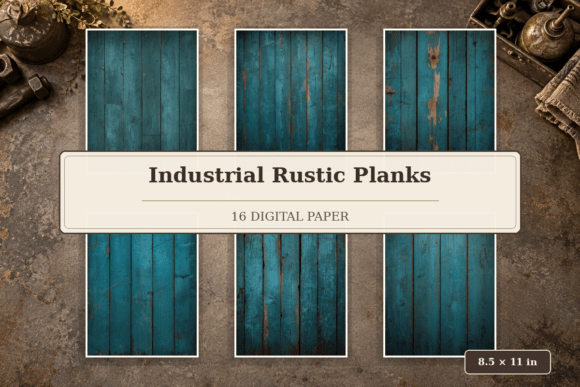 Industrial Rustic Planks