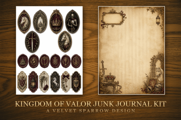 Kingdom of Valor Junk Journal Kit