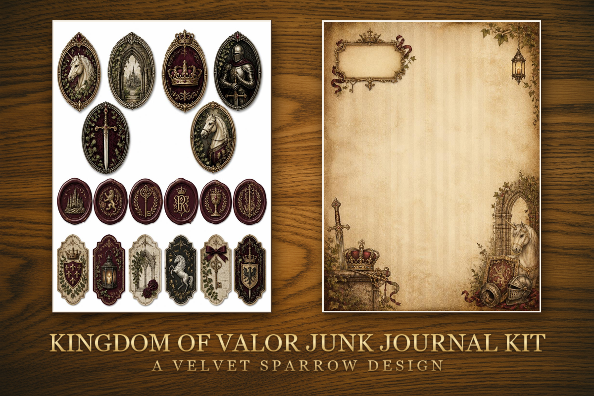 Kingdom of Valor Junk Journal Kit
