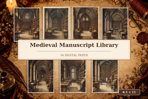 Medieval Manuscript Library Junk Journal