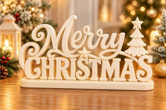 Christmas Ornament Set STL - 3 Ribbed Bell 3D Print Files for Holiday Decor - Image 15