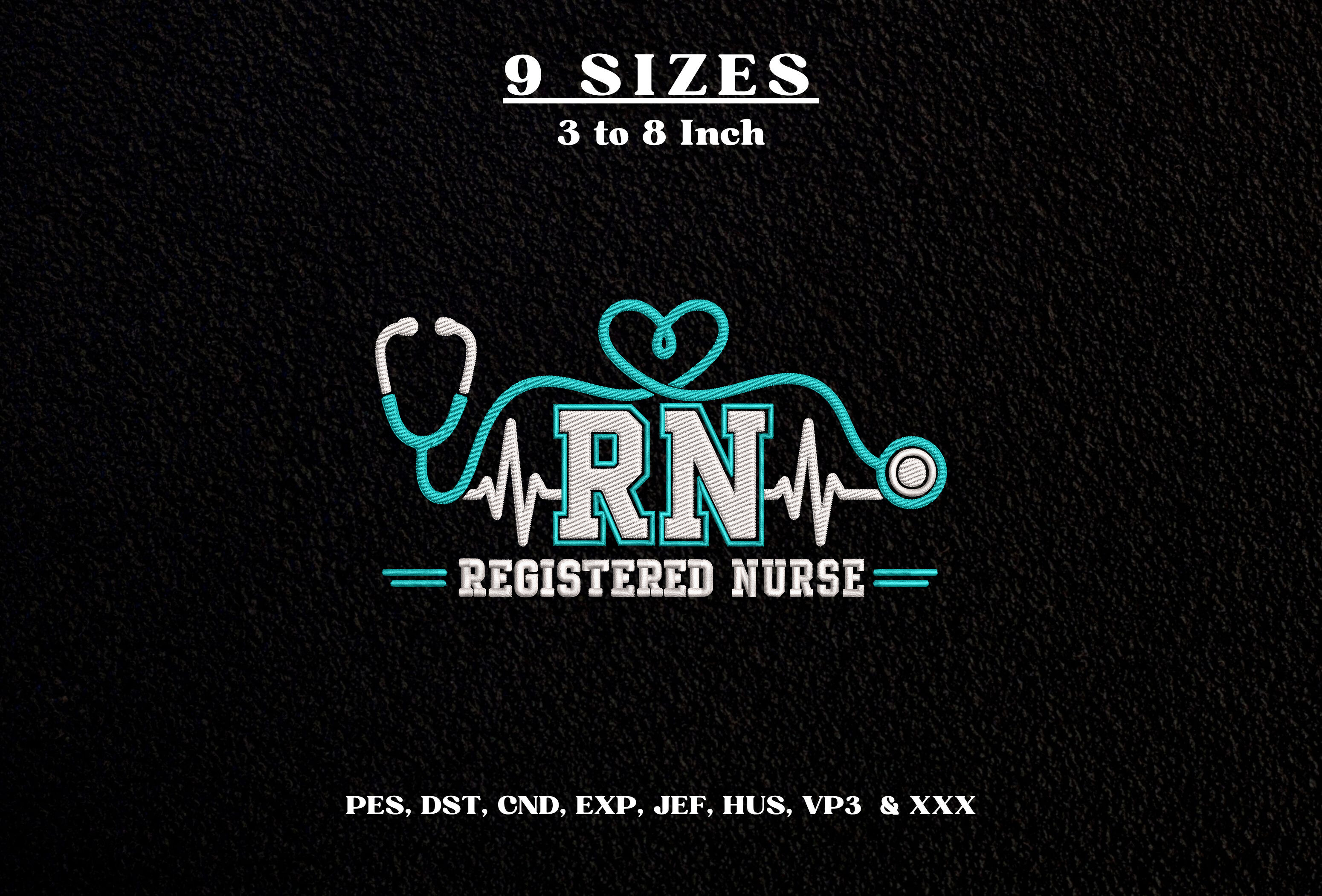 RN Registered Nurse Stethoscope Design