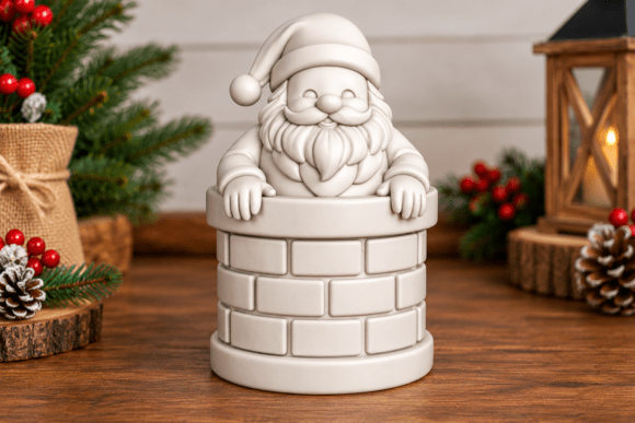 Knit Gnome Couple STL | 3D Printable Christmas Gnome Decor Files - Image 7