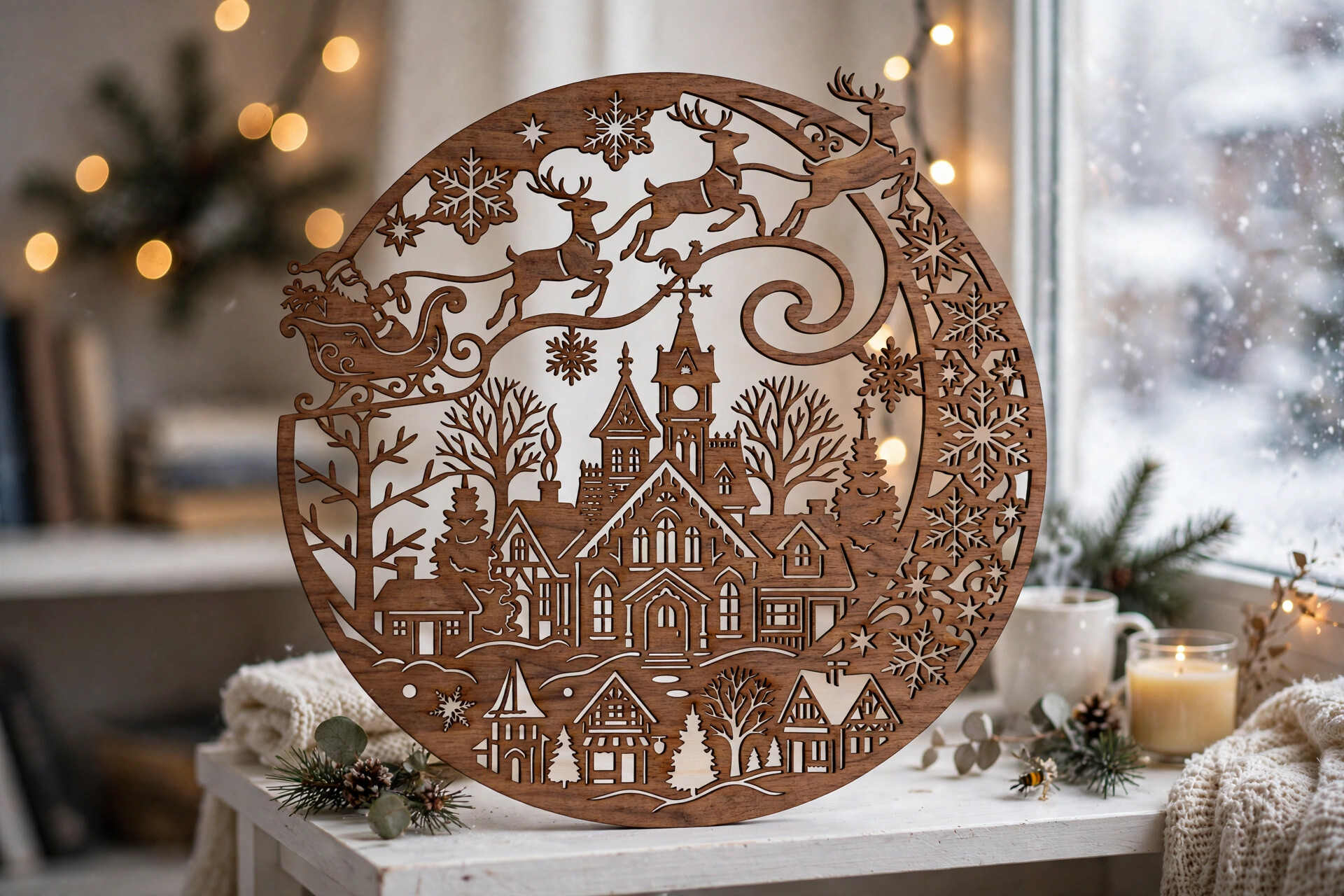 Santa Laser Cut SVG laser cut file