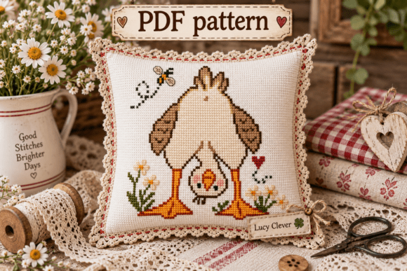 Silly Goose – Cross Stitch Pattern PDF