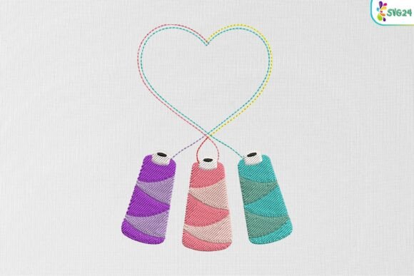 Thread Spools Heart