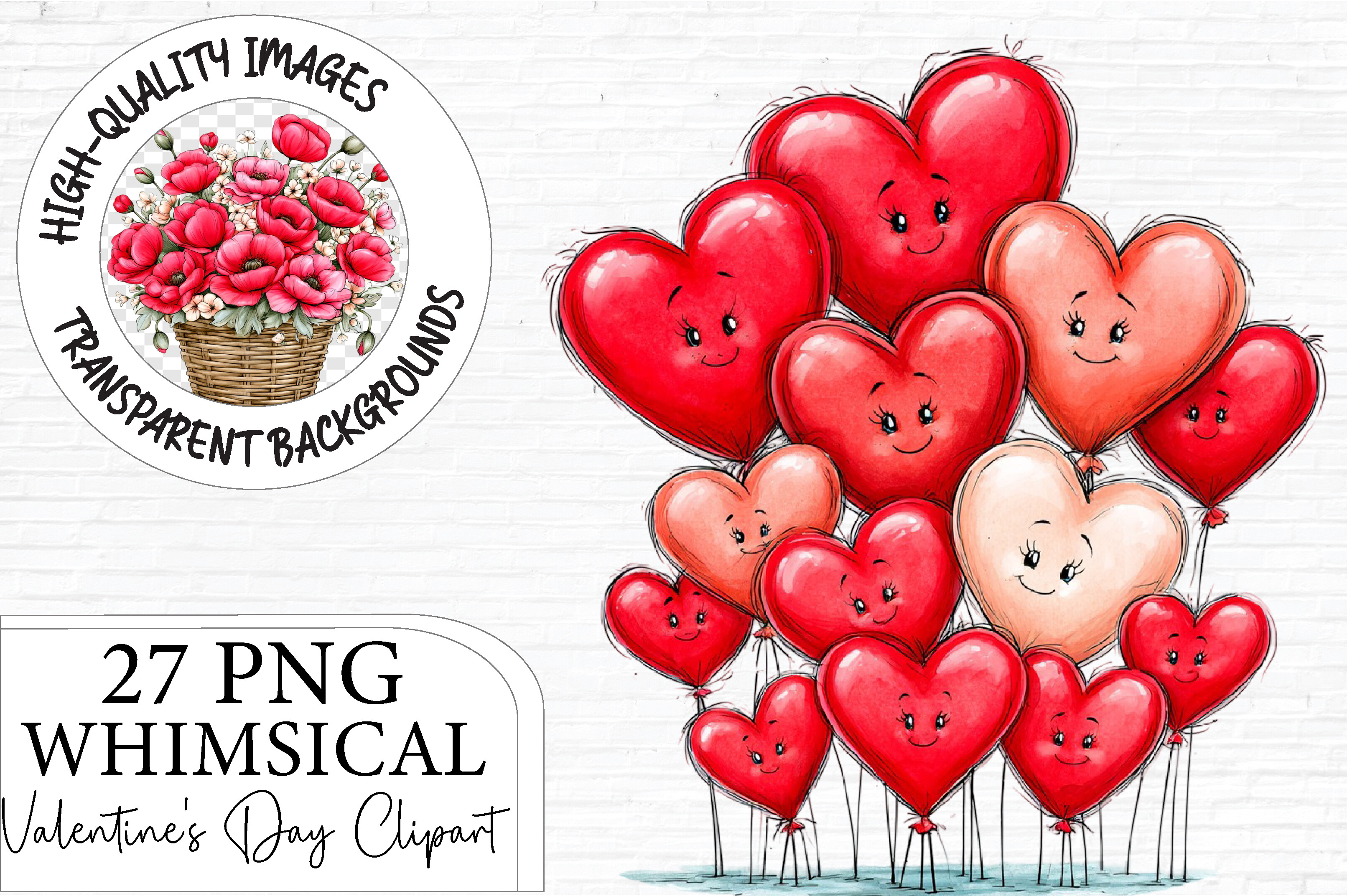 Valentine’s Day Clipart Bundle