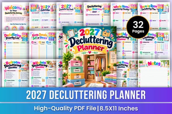 2027 Decluttering Planner | Home Living