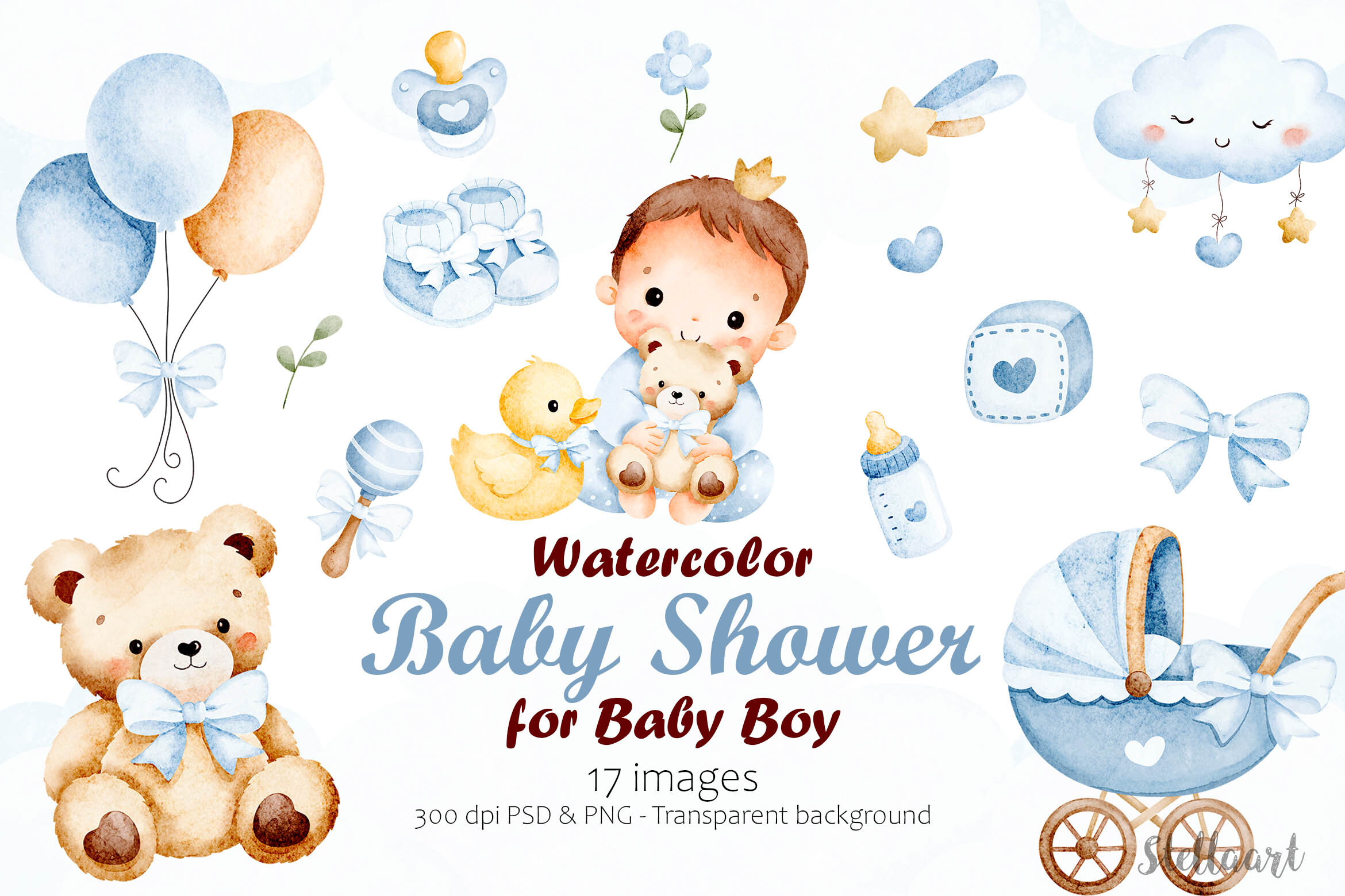 Baby Shower Elements for Baby Boy