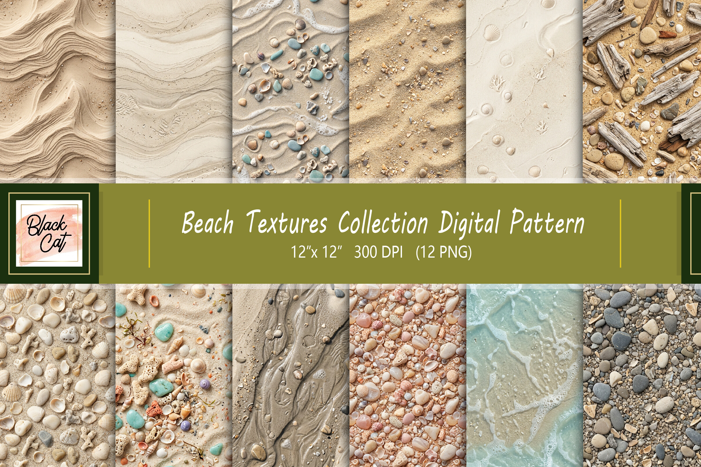 Beach Textures Collection Pattern