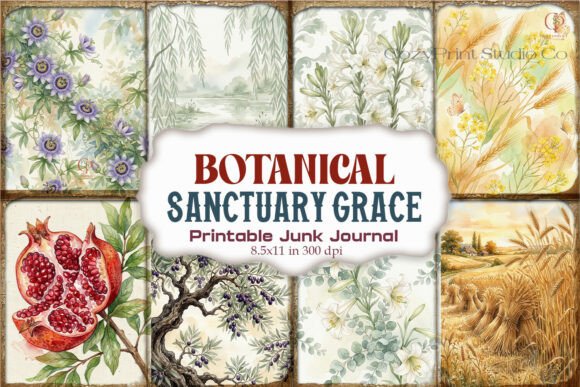 Botanical Sanctuary Grace Junk Journal