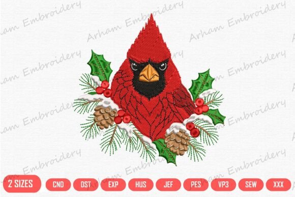 Cardinal Bird Christmas