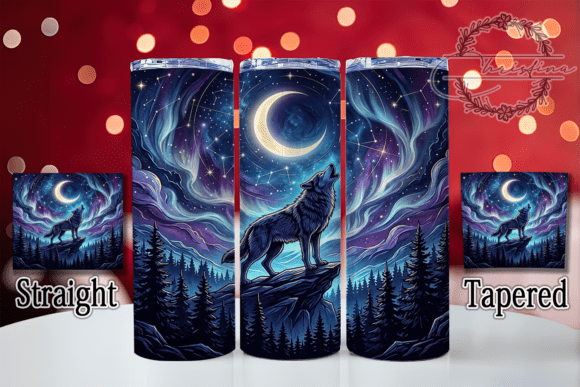 Celestial Wolf Moon 20oz Tumbler