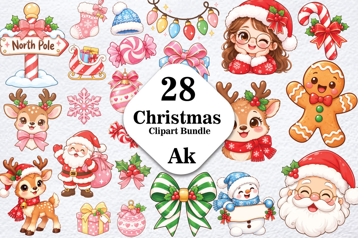 Christmas Clipart Bundle