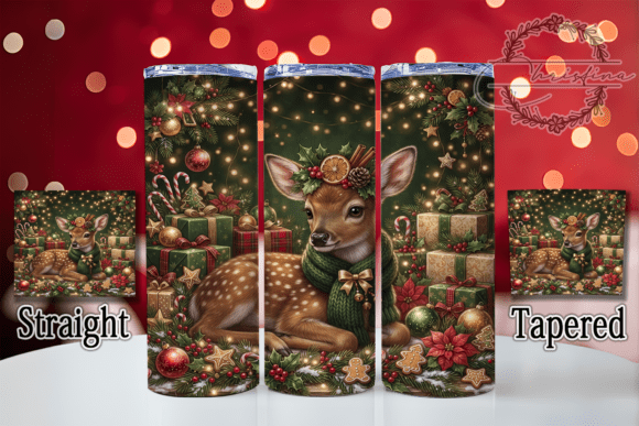 Christmas Fawn 20oz Tumbler
