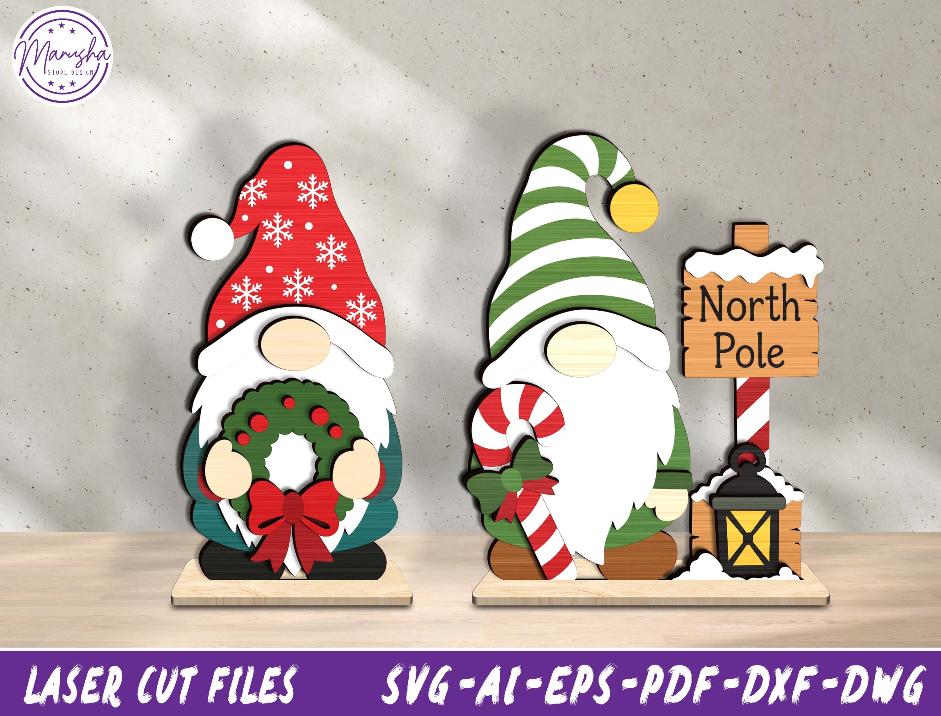 Christmas Gnome SVG Bundle