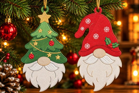 Christmas Gnome Tree Ornament