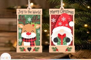 Christmas Ornament Laser Cut SVG Bundle · Creative Fabrica
