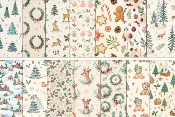 Christmas Seamless Pattern Bundle