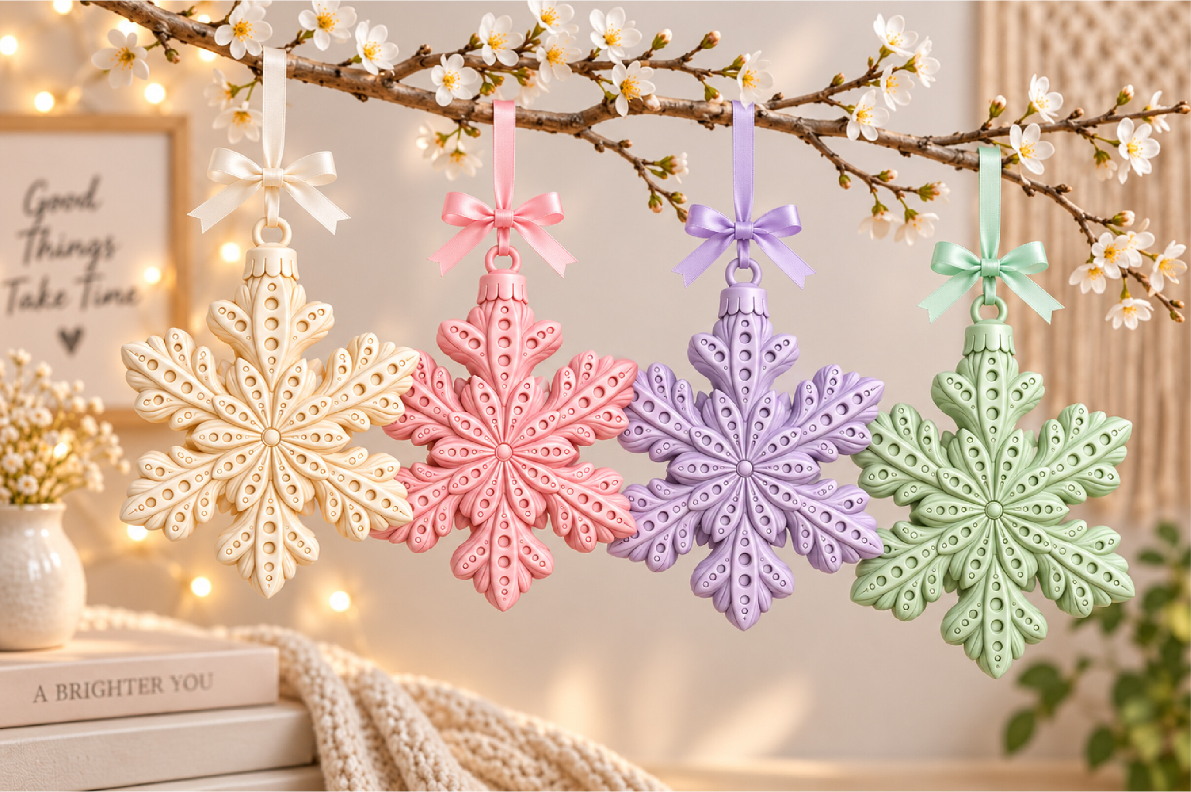 Christmas Snowflake Ornament 3D STL – Layered Holiday Print File for Tree Decor - Image 4