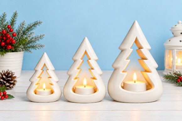 Christmas Ornaments STL 3D Print Set - 5 Festive Holiday Decor Files - Image 18
