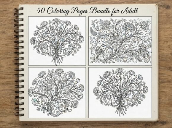 Decorative Carnation Flower Branch