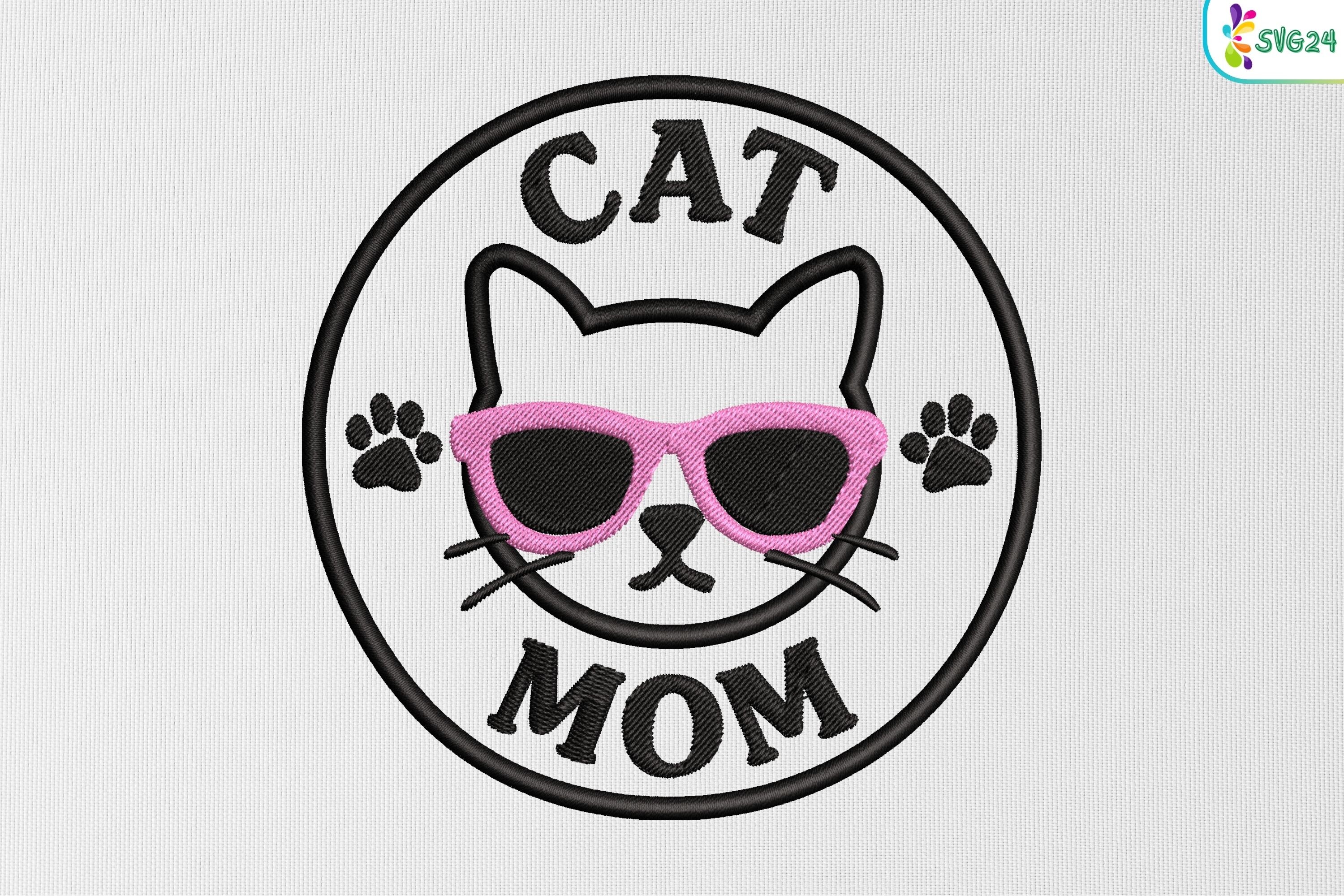 Funny Cool Cat Face