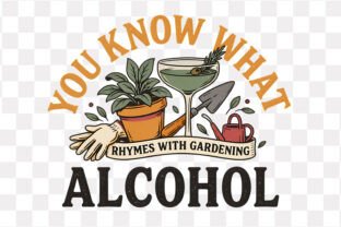 Funny Gardening & Plant Lover Clipart Graphic by aurnobnandy · Creative ...