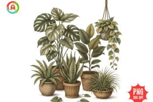 Funny Gardening & Plant Lover Clipart Graphic by aurnobnandy · Creative ...