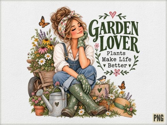 Garden Lover Plants Make Life Better PNG