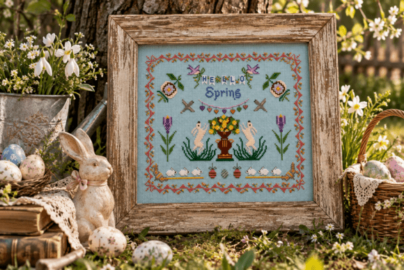 Hello, Spring. PDF Pattern