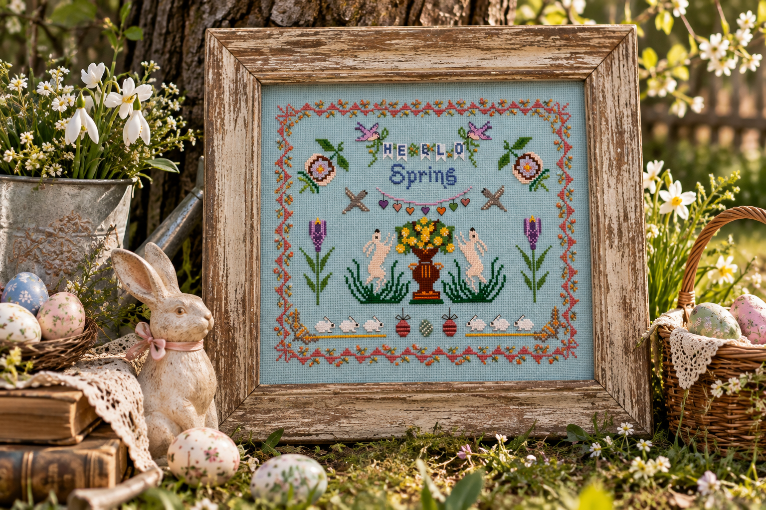 Hello, Spring. PDF Pattern