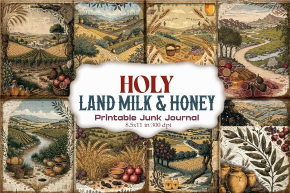 Holy Land Milk and Honey Junk Journal