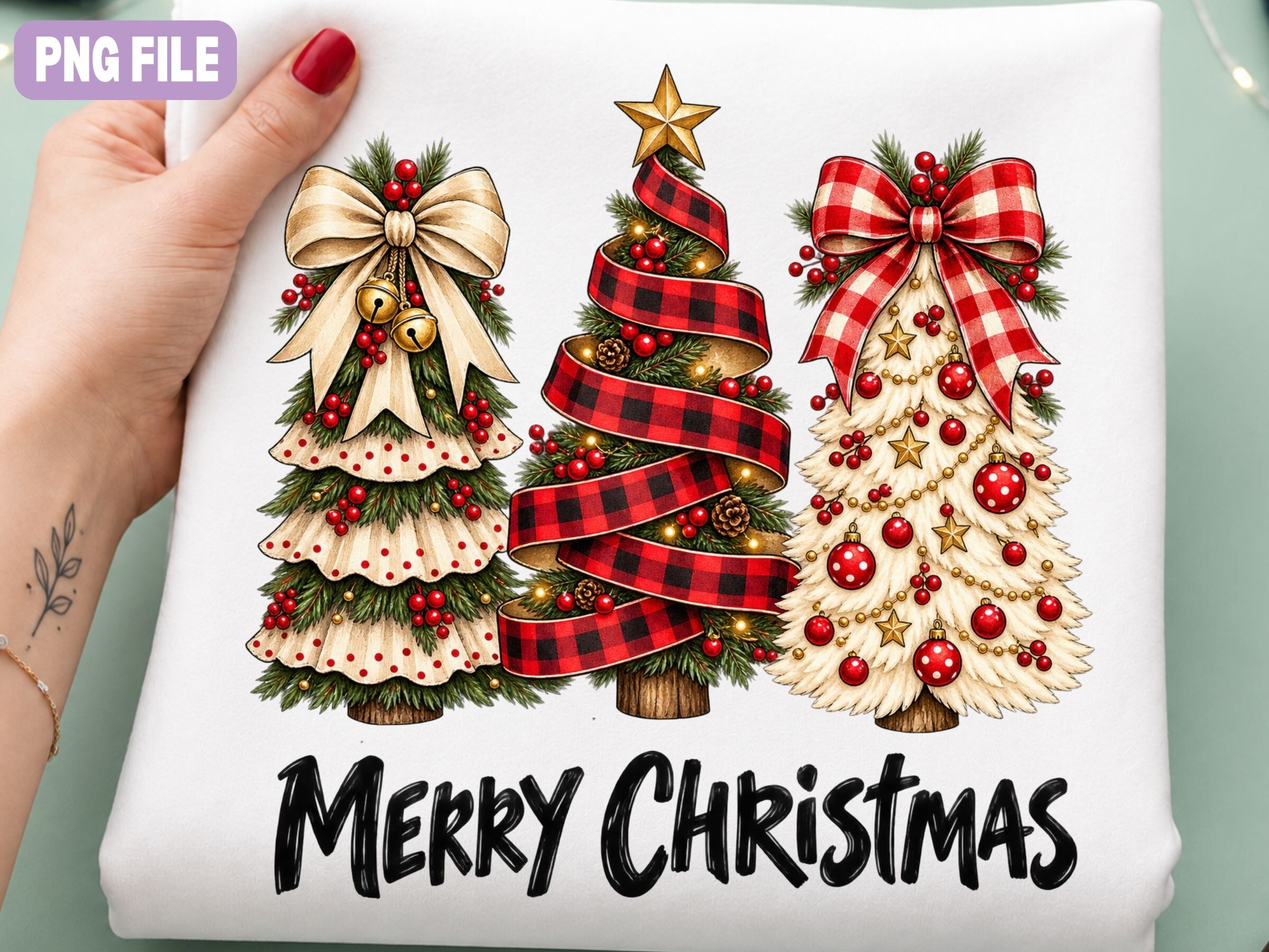 Merry Christmas Tree PNG, Christmas Png