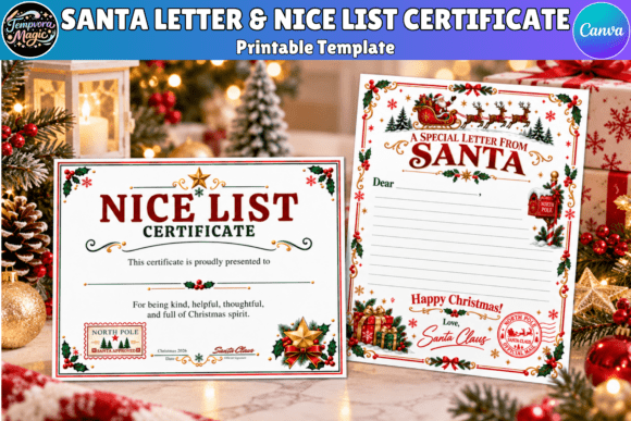 Printable Letter from Santa Template