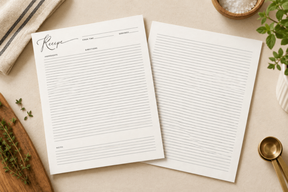Recipe Card Template