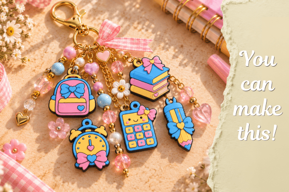 School Days Charms 3MF – 10 School-Themed 3D Print Files - Image 4