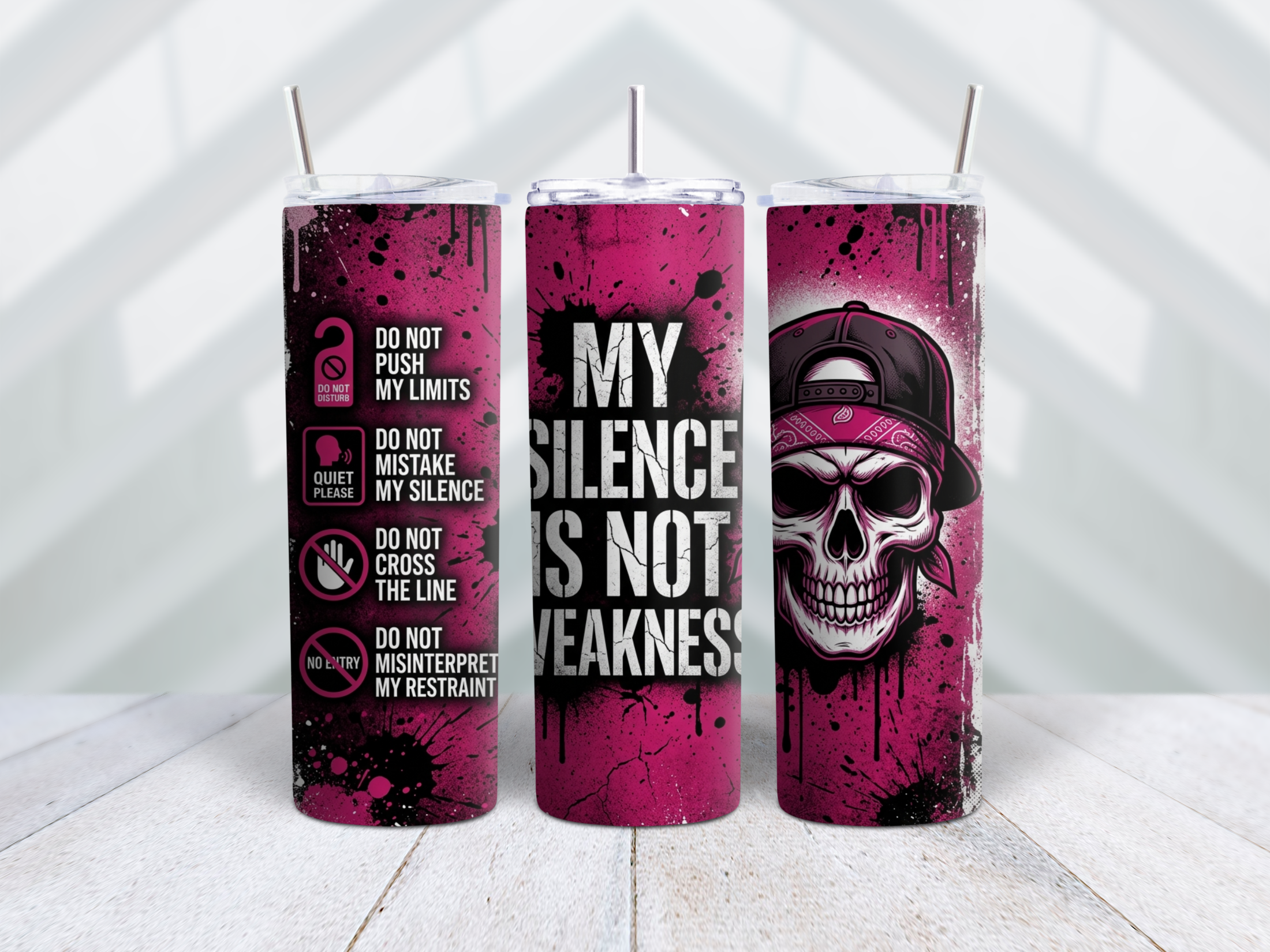Silence is Not Weakness Tumbler Wrap