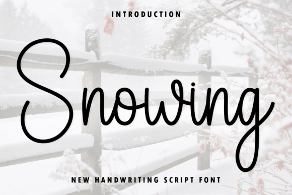 Snowing
