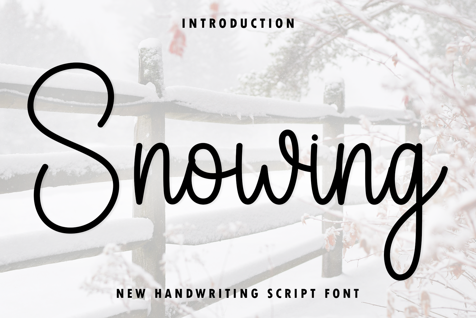 Snowing