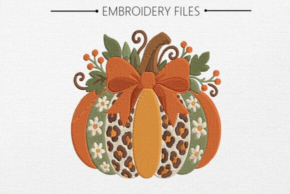 Thanksgiving Floral Pumpkin Design