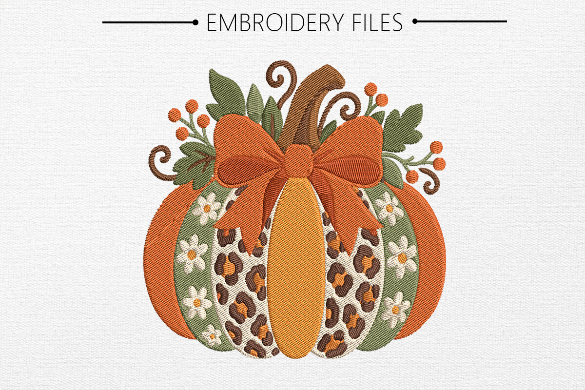 Thanksgiving Floral Pumpkin Design