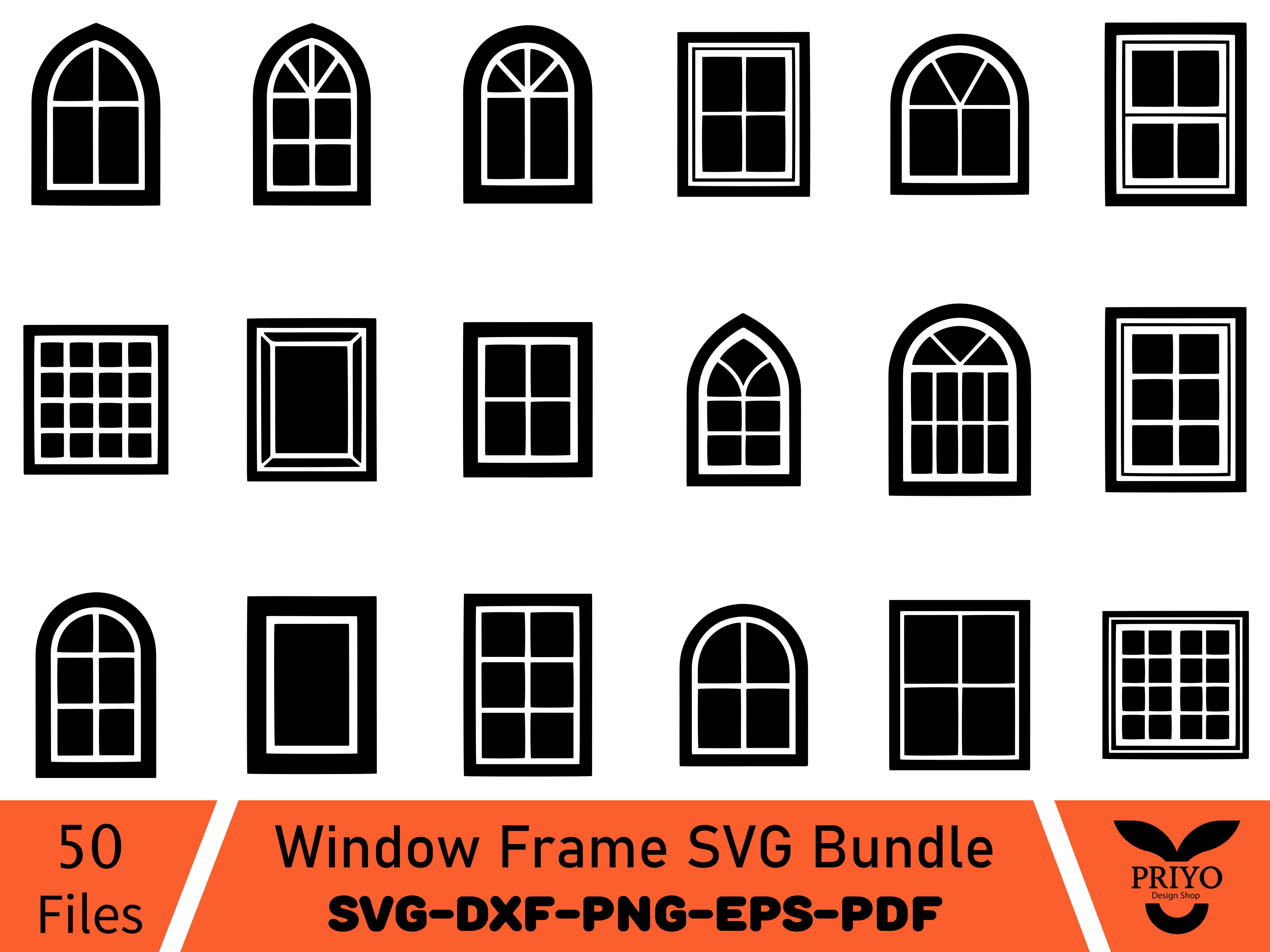 Window Frame SVG Bundle