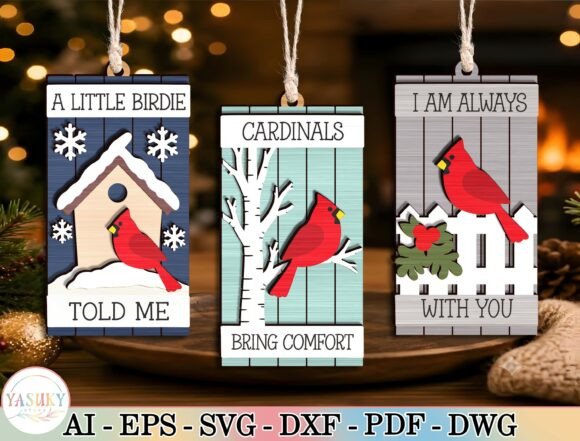 Xmas Memorial Ornament SVG Bundle