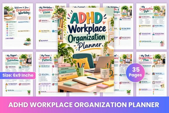 ADHD Workplace Organization Planner