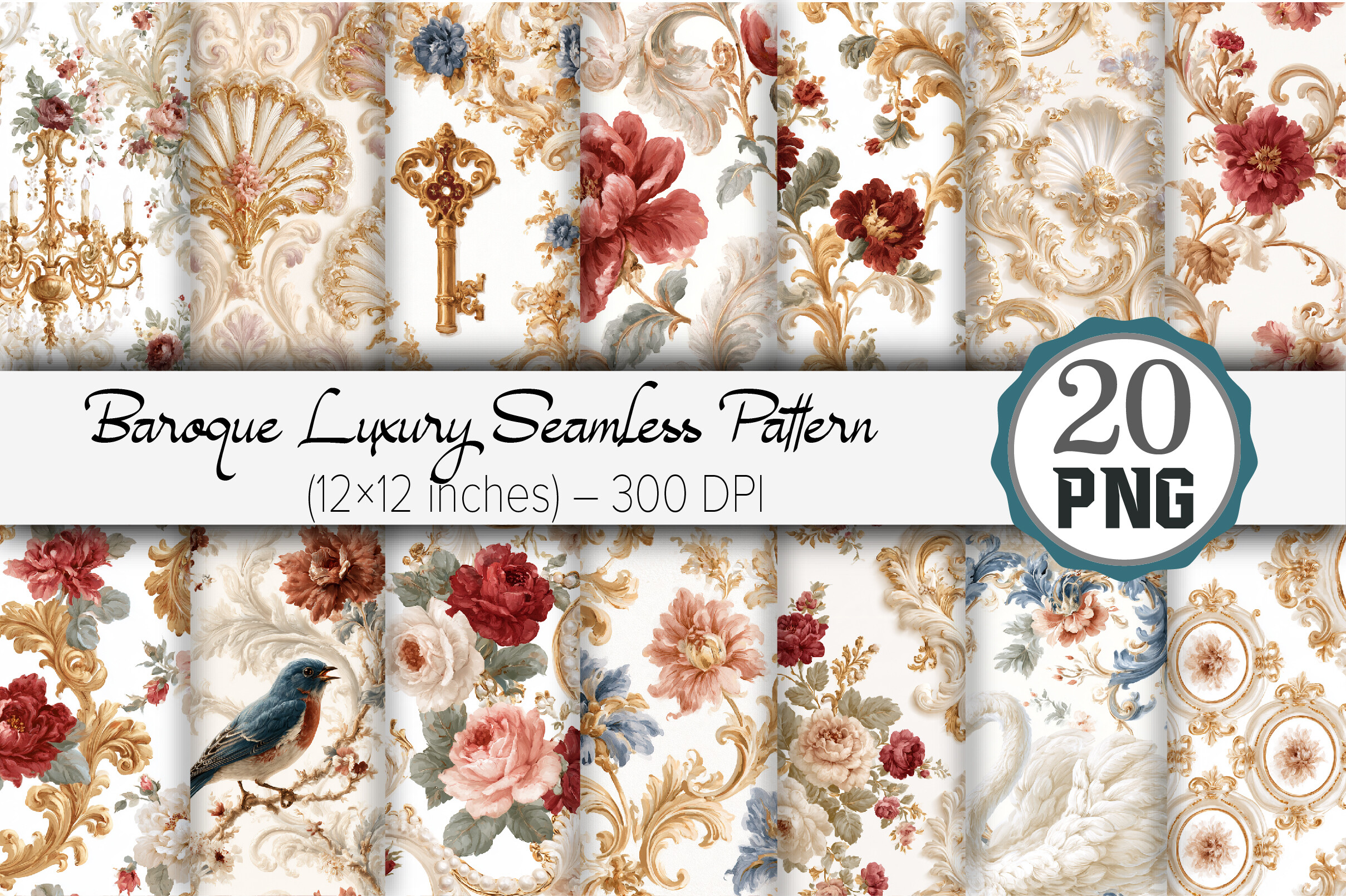 Baroque Luxury Seamless Pattern