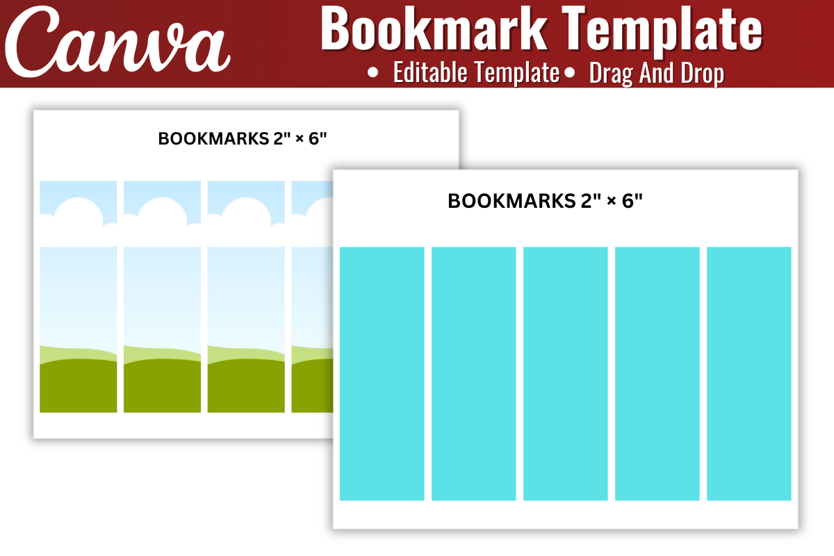 Bookmark Editable Canva Template